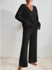 Mila Ribbed Knit Two Piece Lounge Set