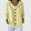 Josephine Hooded Button-Down Cardigan