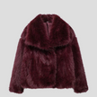 Octavia Textured Faux-Fur Jacket