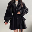 Carlotta Belted Lapel Short Coat