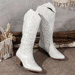 Tatiana Embroidered Knee-High Cowboy Boots