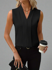 Sienna V-Neck Sleeveless Blouse