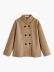 Elisabetta Oversized Button-Down Shirt Jacket