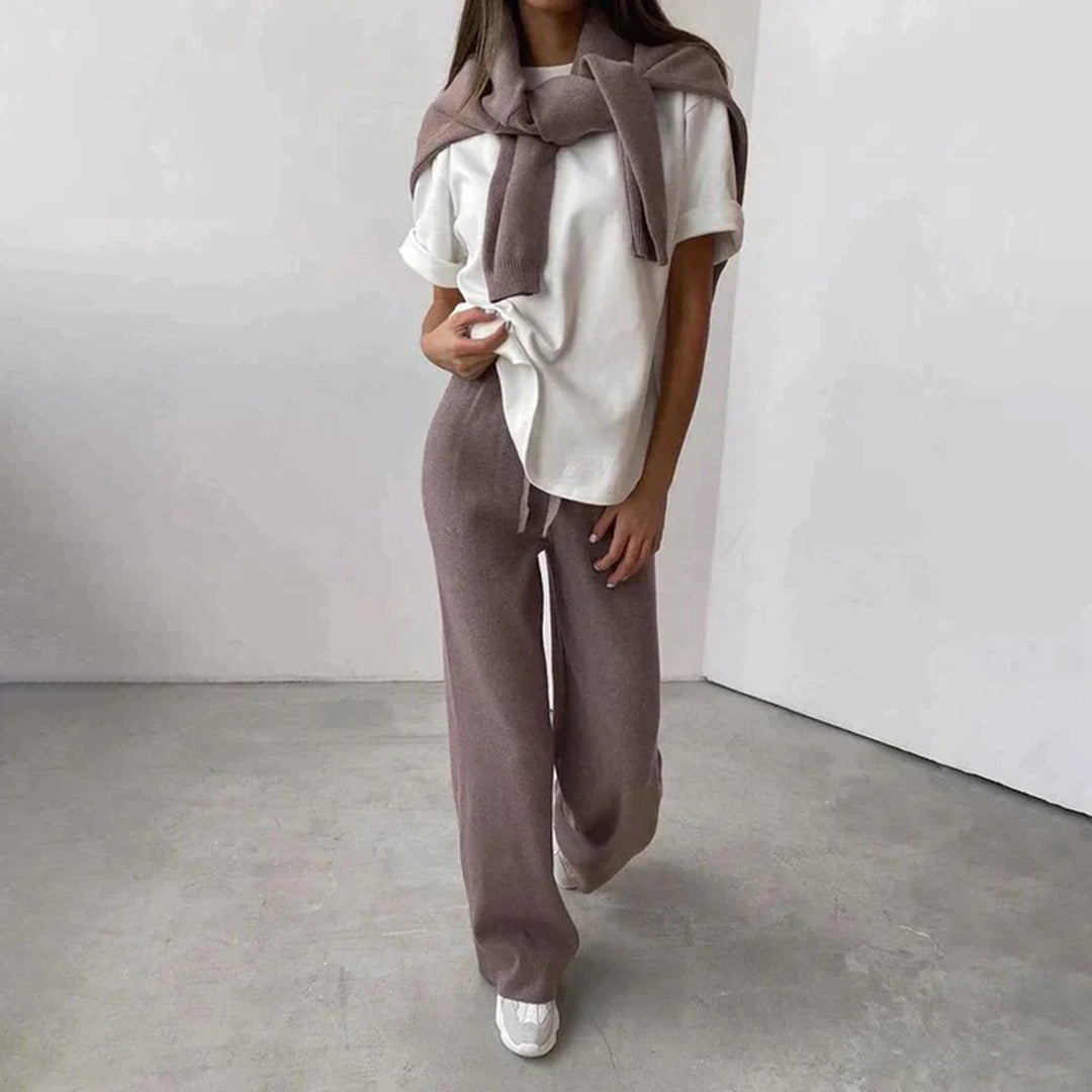 Colette Soft Knit Turtleneck Lounge Set
