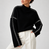 Mirabella Oversized Mock-Neck Sweater