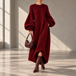 Ottavia Oversized Knit Maxi Sweater Dress