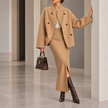 Elisabetta Oversized Button-Down Shirt Jacket