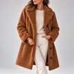 Benedetta Long Lapel Teddy Coat
