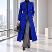 Philippa Double-Breasted Notch-Lapel Wool Coat