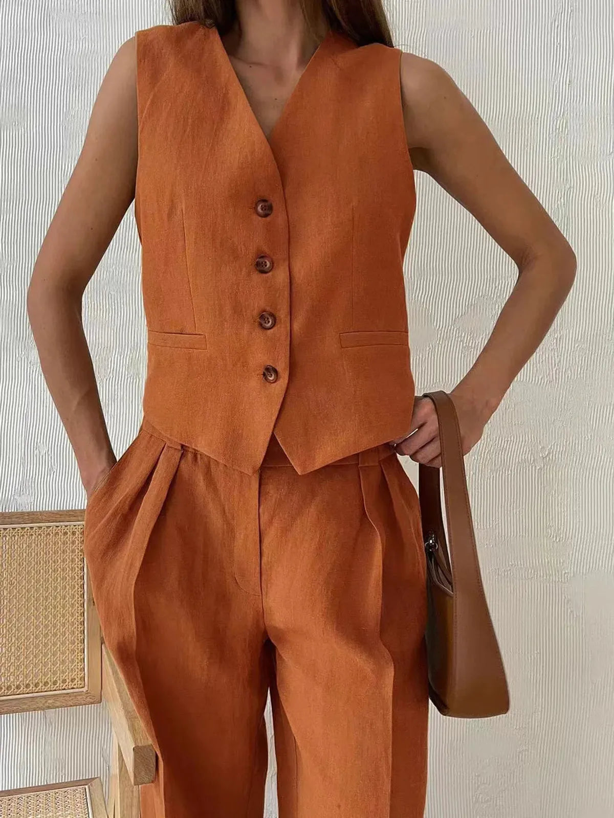 Sienna Tailored Wide Leg Trouser Set