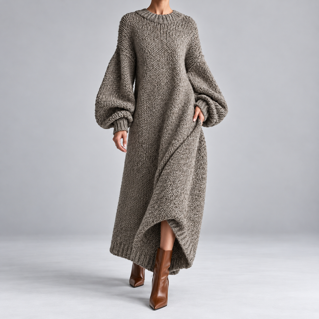 Ottavia Oversized Knit Maxi Sweater Dress