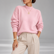 Magnolia Ribbed Roll-Neck Knit Sweater