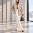 Elisabetta Oversized Button-Down Shirt Jacket