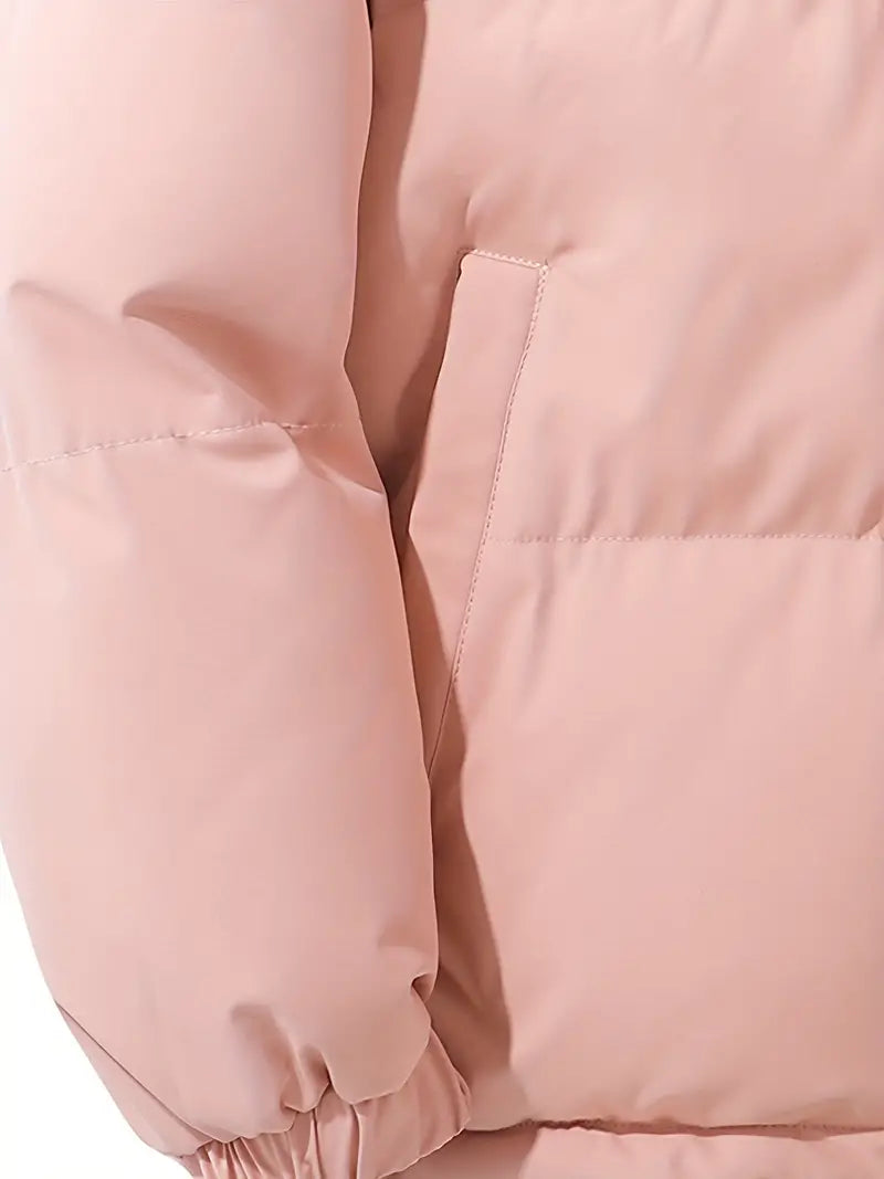 Isotta Quilted Stand-Collar Puffer Jacket