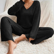 Mila Ribbed Knit Two Piece Lounge Set