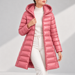 Marianne Hooded Long Quilted Down Jacket