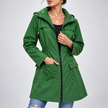 Sabrina Windproof Zip-Front A-Line Jacket