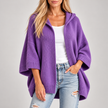 Rosaria Hooded Open-Front Knit Cardigan