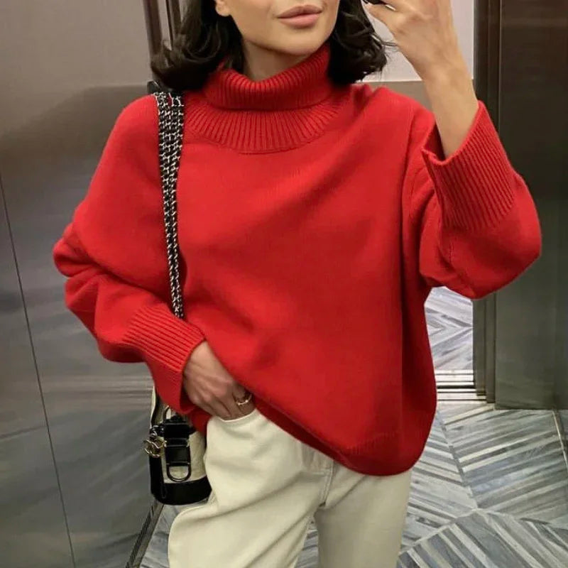 Federica Oversized Turtleneck Sweater