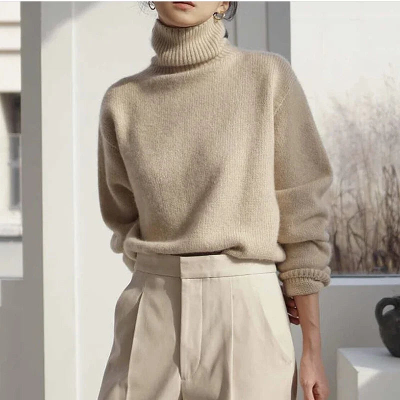 Federica Oversized Turtleneck Sweater