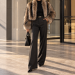Estelle Oversized Open-Front Faux-Fur Jacket