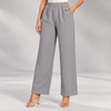 Loredana Elastic-Waist Straight-Leg Pants