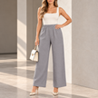 Loredana Elastic-Waist Straight-Leg Pants