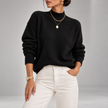 Magnolia Ribbed Roll-Neck Knit Sweater