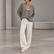 Natasha Oversized V-Neck Knit Sweater