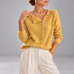 Wilhelmina Button-Down V-Neck Cardigan