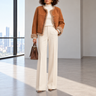Cristina Sherpa-Lined Shearling-Effect Jacket
