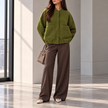 Gabriella Oversized Teddy Bomber Jacket