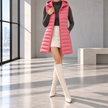 Allegra Hooded Longline Quilted Vest