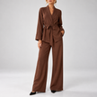 Matilde Draped Tunic Wide-Leg Pant Set