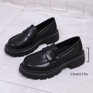 Annalise Chunky Platform Lug Sole Loafers