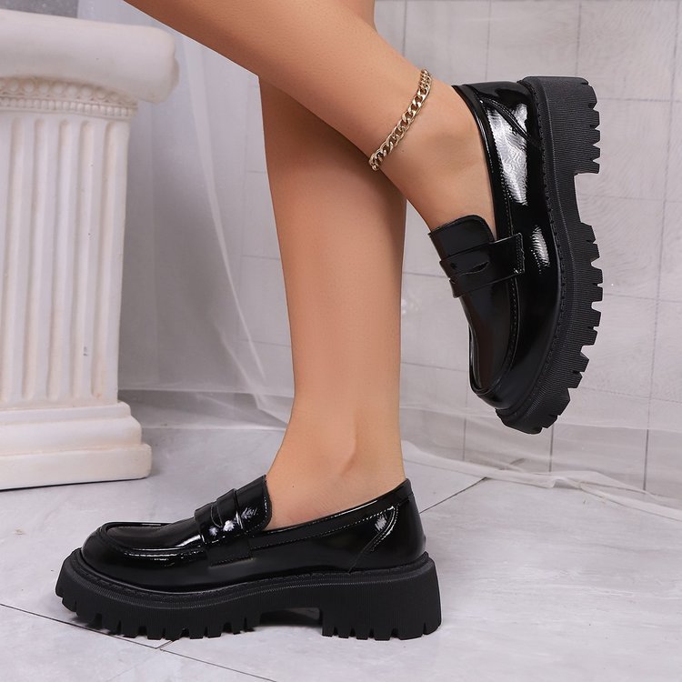 Annalise Chunky Platform Lug Sole Loafers