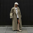 Carolina Oversized Double-Breasted Trench Coat