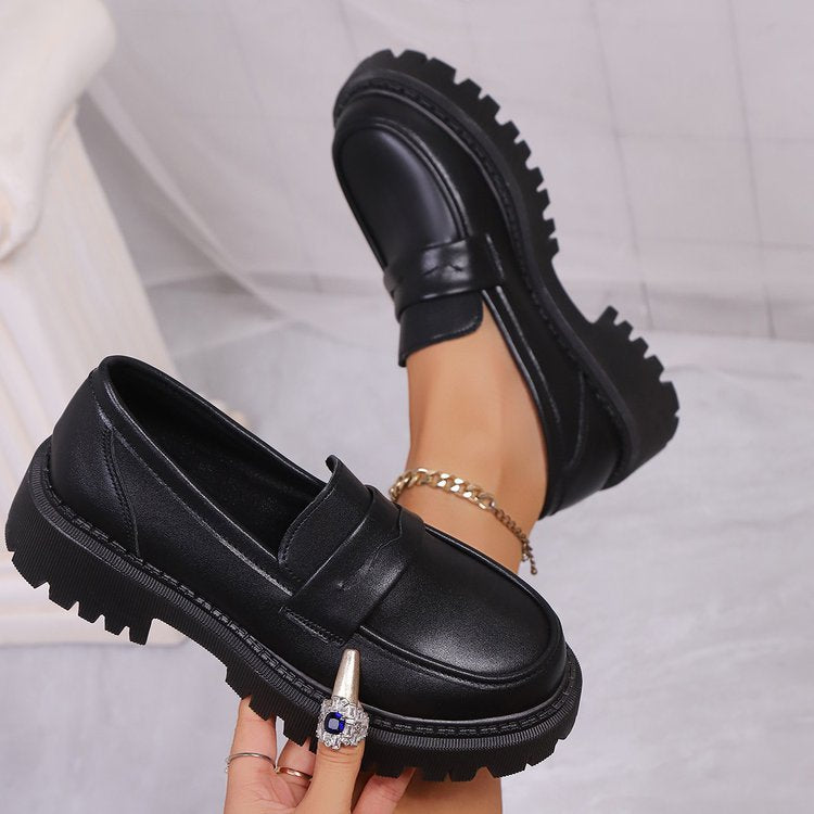 Annalise Chunky Platform Lug Sole Loafers