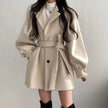 Carlotta Belted Lapel Short Coat