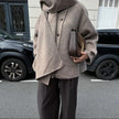 Stella Oversized Hooded Button-Front Jacket