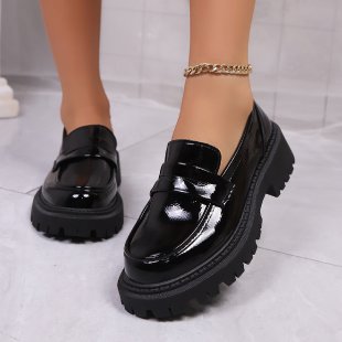 Annalise Chunky Platform Lug Sole Loafers
