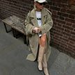 Carolina Oversized Double-Breasted Trench Coat