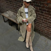 Carolina Oversized Double-Breasted Trench Coat