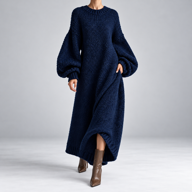 Ottavia Oversized Knit Maxi Sweater Dress