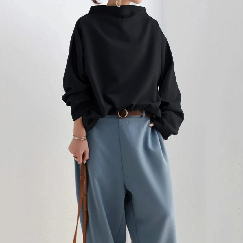 Helena Relaxed Wide-Neck Sweater