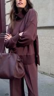 Lucienne Relaxed Long-Sleeve Two-Piece Set