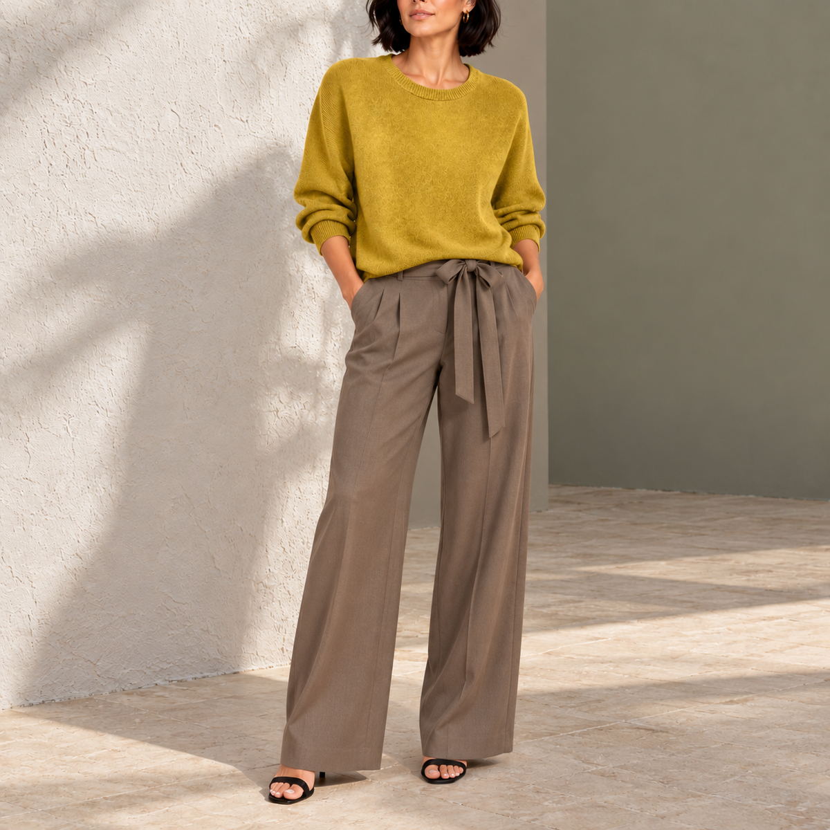 Mariangela Relaxed Crew-Neck Knit Sweater