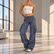 Delilah Relaxed Straight-Leg Cargo Pants