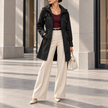 Sabrina Windproof Zip-Front A-Line Jacket
