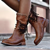 Romilly Studded Lace-Up Ankle Boots